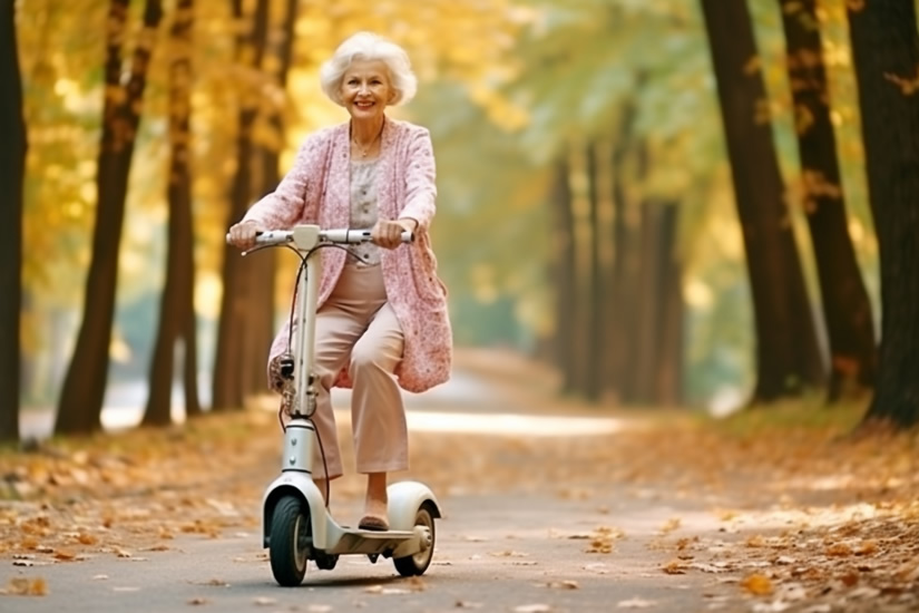 Mehr Selbständigkeit im Alter: Elektromobil für Senioren