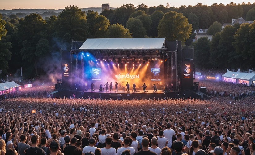 Tyga und Kool Savas beim HipHop Garden Festival 2024 in Nürnberg